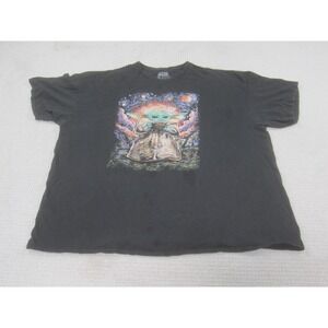 Star Wars Shirt Mens 3XL Black Mandalorian Grogu Baby Yoda Graphic Tee Fifth Sun
